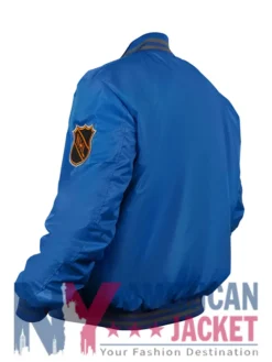 San Jose Sharks NHL Starter Varsity Blue Jacket