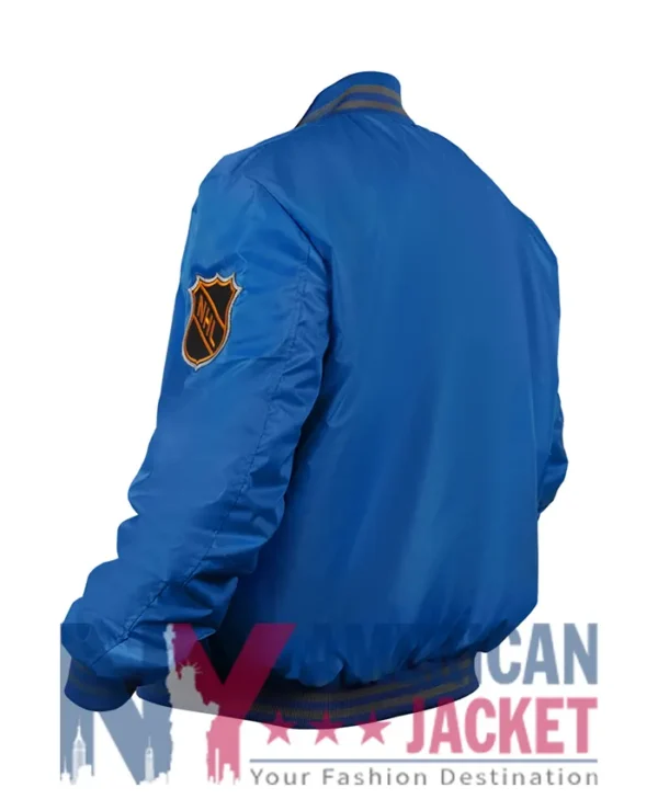 San Jose Sharks NHL Starter Varsity Blue Jacket