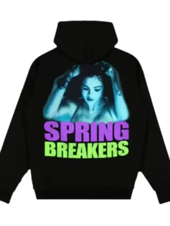 Selena Gomez X Spring Breakers Black Hoodie For Women
