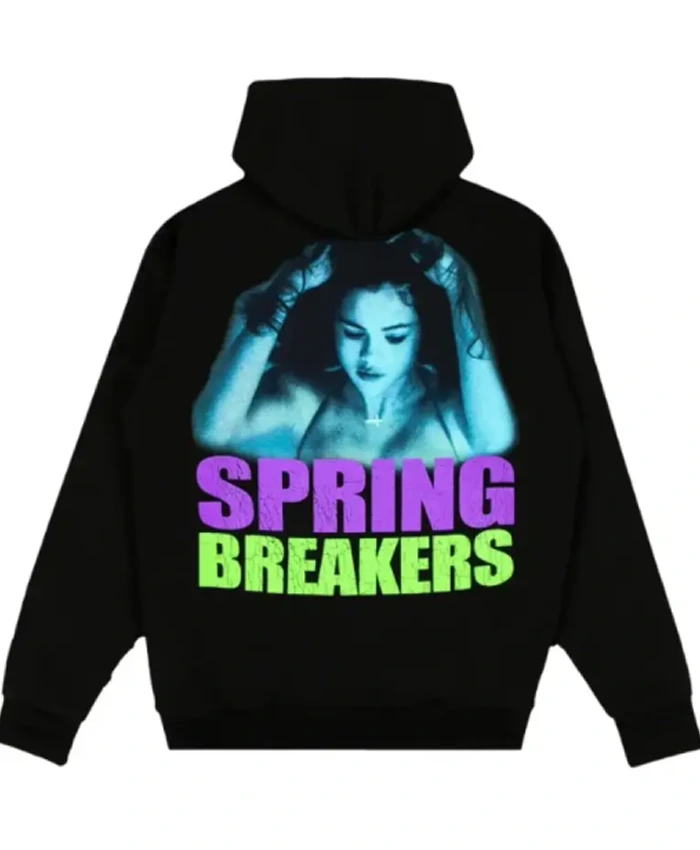 Selena Gomez X Spring Breakers Black Hoodie For Women