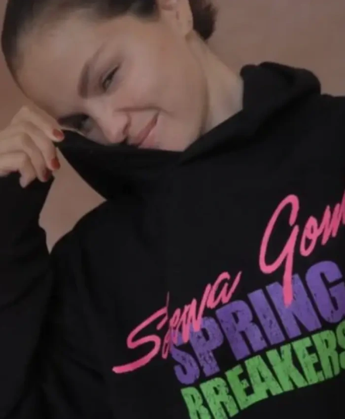 Selena Gomez X Spring Breakers Black Hoodie