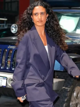 Shiraz Tzarfati NYC 2025 Navy Blazer