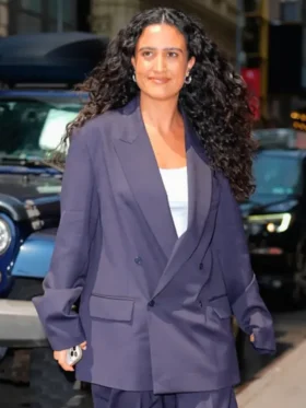 Shiraz Tzarfati NYC 2025 Navy Blue Blazer