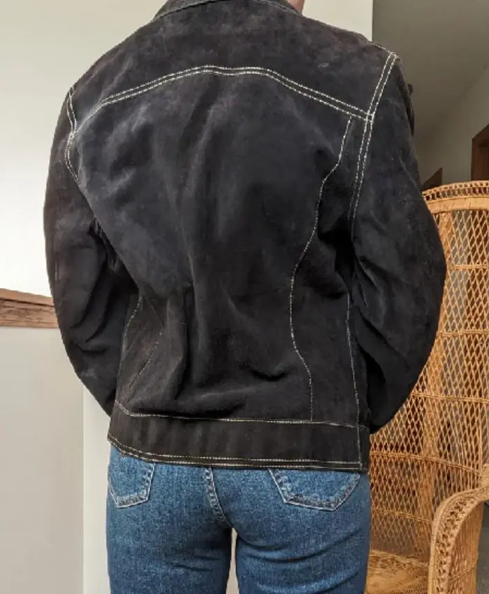 Smartypants S02 Suede Stitch Blue Contrast Jacket