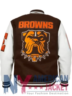 Spencer Letterman Cleveland Browns Varsity Jacket