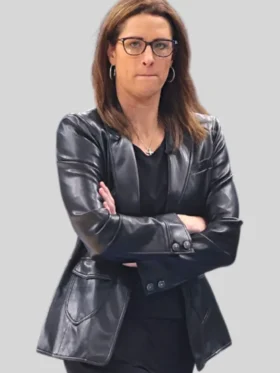 Stephanie White Indiana Fever Leather Jacket