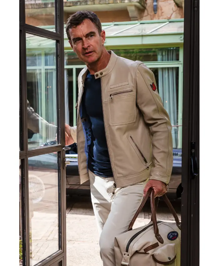 Steve McQueen ECRU Dennis 2 Leather Jackets