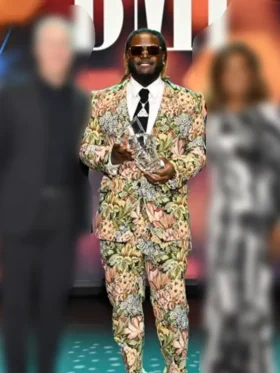 T-Pain 2025 BMI R&B Awards Hip-Hop Floral Blazer