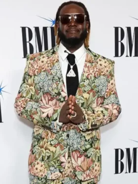 T-Pain 2025 BMI R&B Hip-Hop Awards Floral Blazer