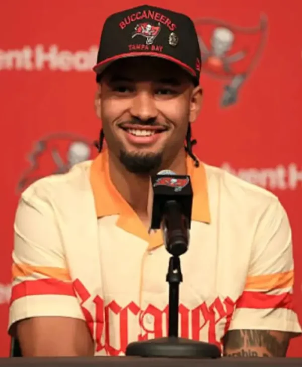 Tampa Bay Buccaneers Emeka Egbuka Press Conference Shirt
