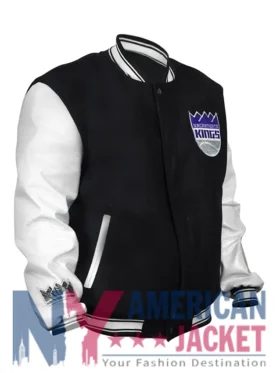 Taylor Kings Sacramento Bomber Black Jacket