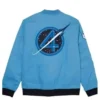 The Fantastic Four First Steps Flight Bomber Blue Jacket