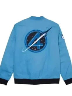 The Fantastic Four First Steps Flight Bomber Blue Jacket