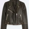 The Inheritance S01 Brown Distressed Leather Jacket