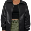 The Mcbee Dynasty S02 Calah Jackson Leather Black Jacket