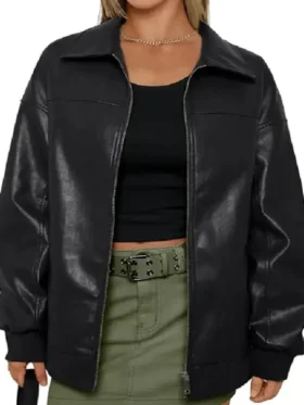 The Mcbee Dynasty S02 Calah Jackson Leather Black Jacket