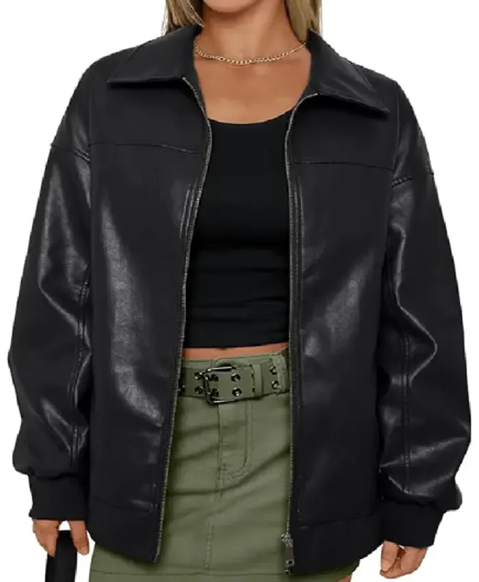The Mcbee Dynasty S02 Calah Jackson Leather Black Jacket