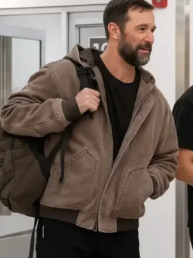 The Pitt 2025 Noah Wyle Brown Denim Jacket