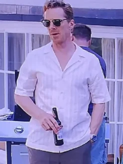 The Roses 2025 Benedict Cumberbatch Strip White Shirt