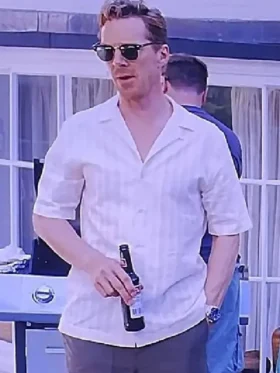 The Roses 2025 Benedict Cumberbatch Strip White Shirt