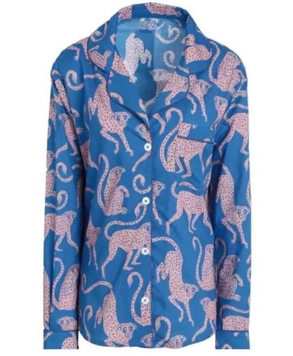 The Roses 2025 Olivia Blue Colman Printed Shirt