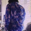 The Roses 2025 Olivia Colman Blue Printed Shirt