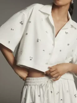 The Social 2025 Melissa Embellished Grelo Shirt