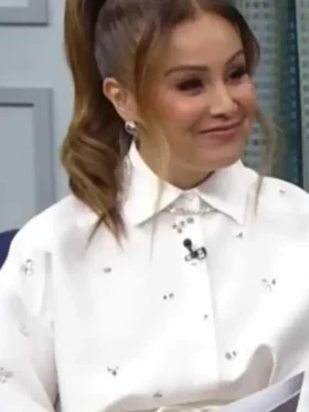 The Social 2025 Melissa Grelo Embellished Shirt