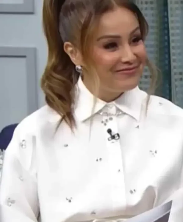 The Social 2025 Melissa Grelo Embellished Shirt