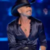 Tim McGraw 2025 iHeartRadio Music Festival Black Dress Shirt