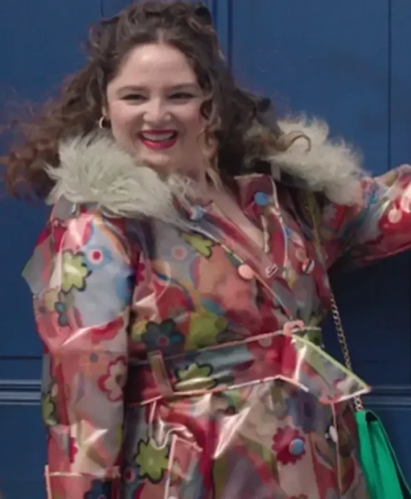Too Much 2025 Megan Stalter Floral Trench Coat