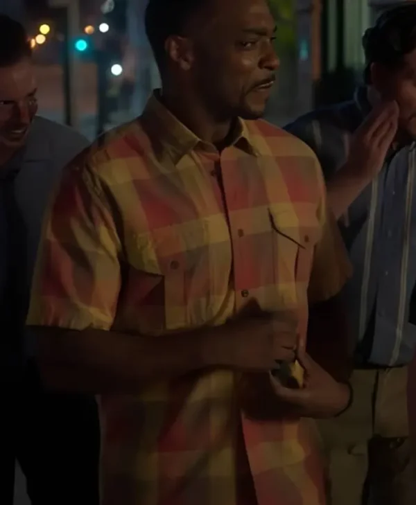 Twisted Metal S02 Anthony Mackie Plaid Shirt