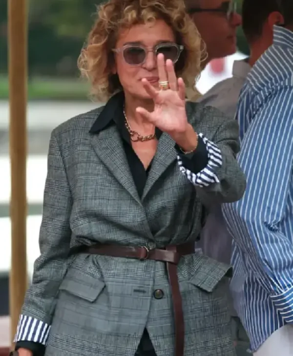Valeria Golino 82nd Venice International Festival Film Coat