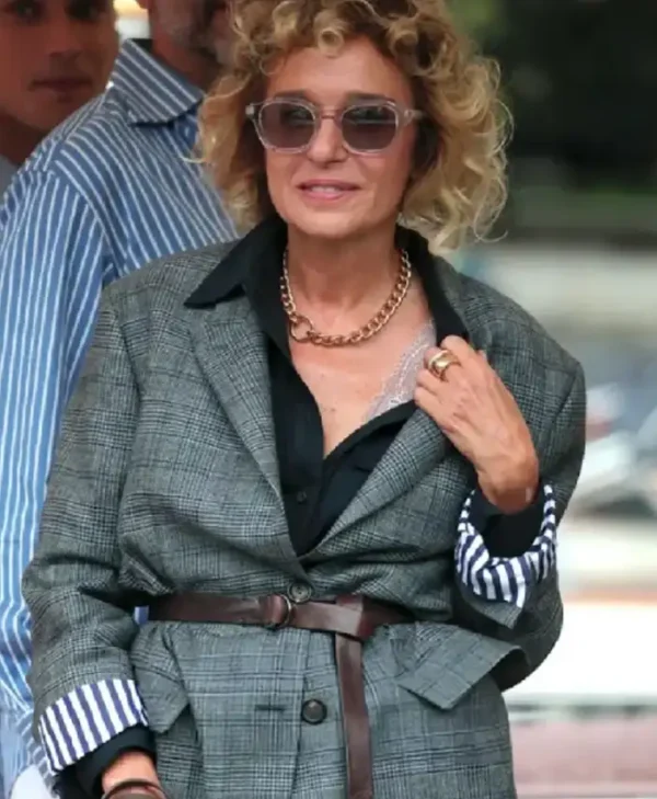 Valeria Golino 82nd Venice International Film Festival Coat