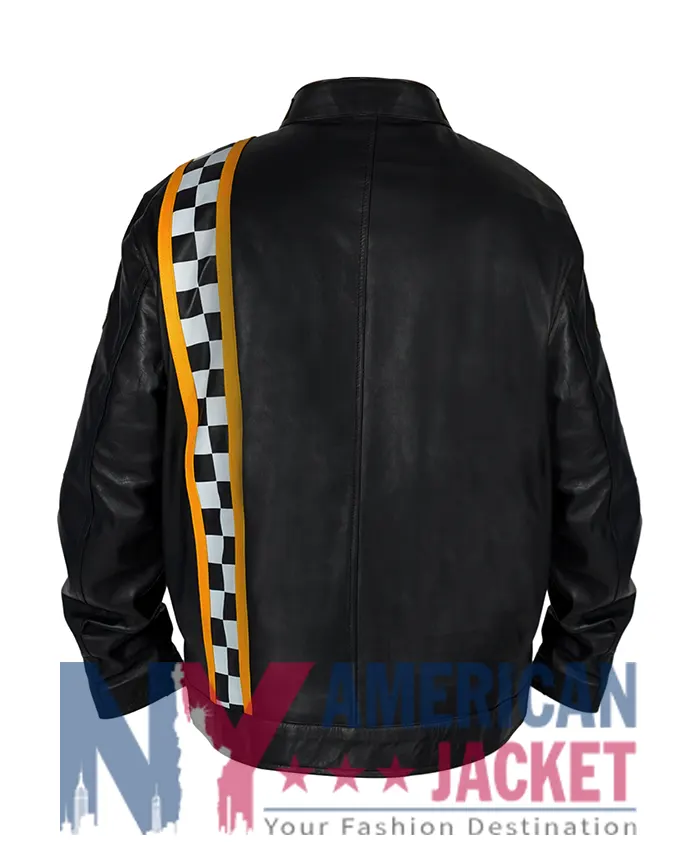 Vanson Black Motorcycle Leather Jacket