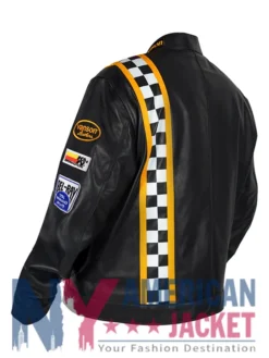 Vanson Black Motorcycle Leather Jacket