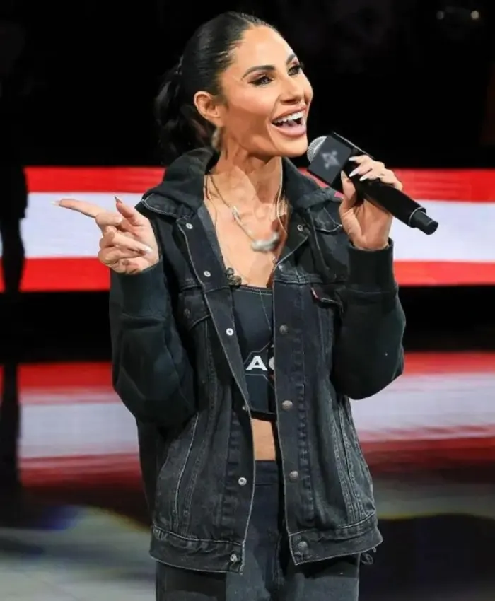 WNBA 2025 Mikalah Gordon Hooded Denim Jacket