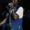 WNBA Halftime Performance Mykko Blue Montana Vest