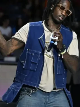 WNBA Performance Halftime Mykko Blue Montana Vest