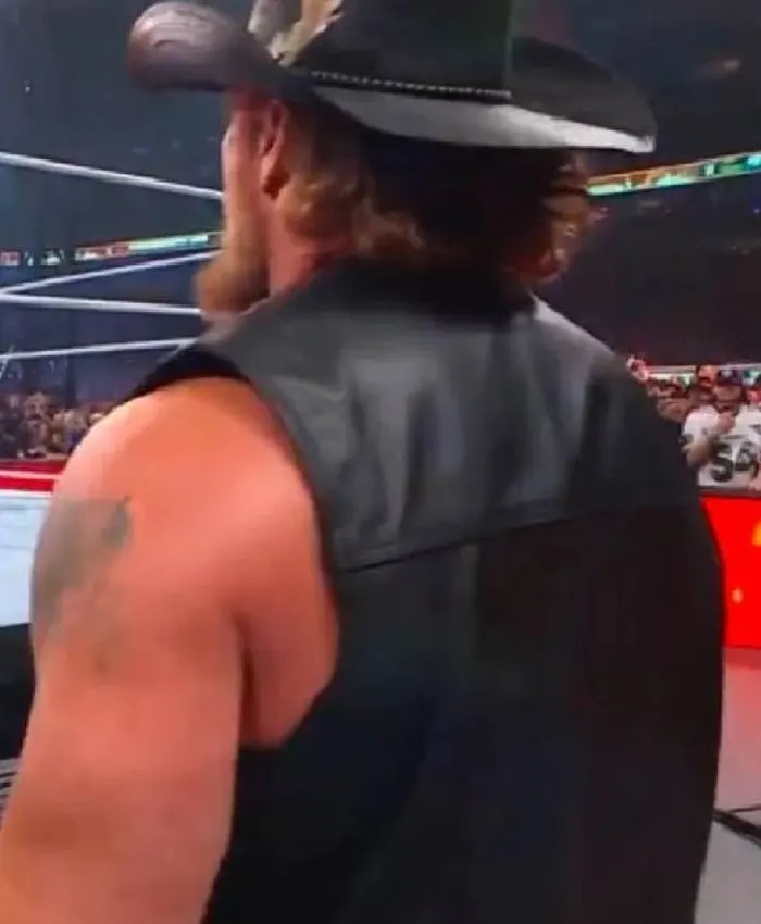 WWE 2025 SummerSlam Brock Lesnar Leather Vest