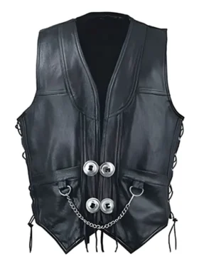 WWE 2025 SummerSlam Leather Brock Lesnar Vest