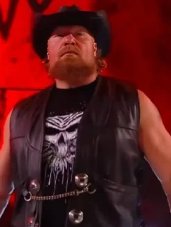 WWE SummerSlam 2025 Brock Lesnar Leather Vest