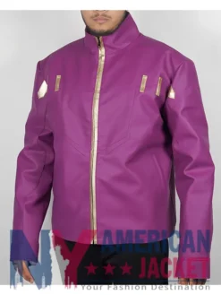 What If 2021 Star Lord Purple Leather Jacket