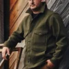Wool Mackinaw Coat Green
