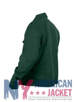 Wool Mackinaw Green Coat
