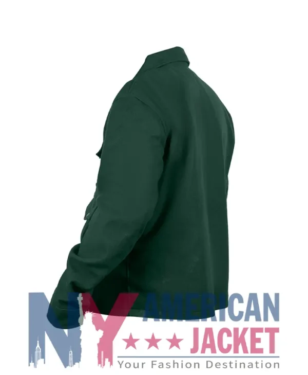 Wool Mackinaw Green Coat