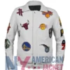 All Leather Team Basketball Jacket