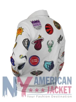 All Team Leather Basketball Jacket