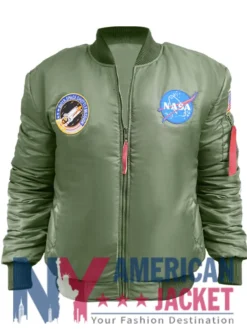 Alpha Industries MA-1 Nasa Bomber Green Jacket