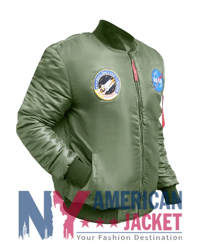 Alpha Industries MA-1 Nasa Green Bomber Jacket